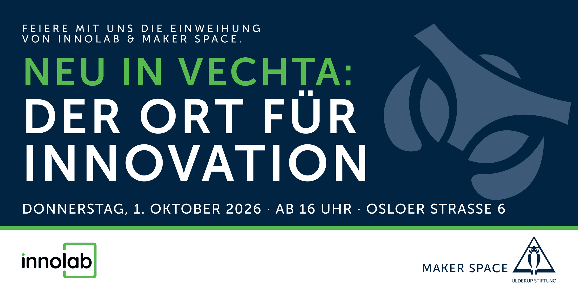 Neu in Vechta: der Ort für Innovation – Einweihung von innoLab und Maker Space am 1. Oktober 2026